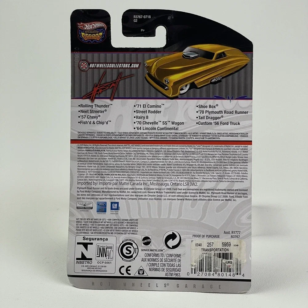 Mattel Hot Wheels Waynes Garage 1957 Chevy Bronze Real Riders